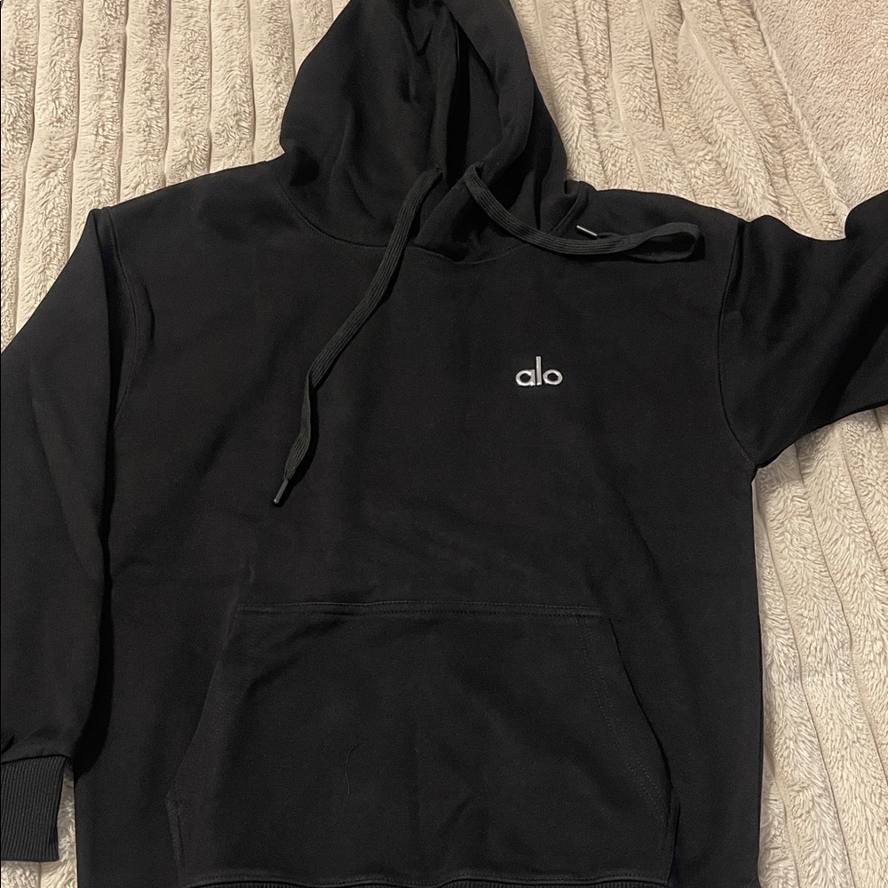 ALO Yoga Men's Charcoal Hoodie